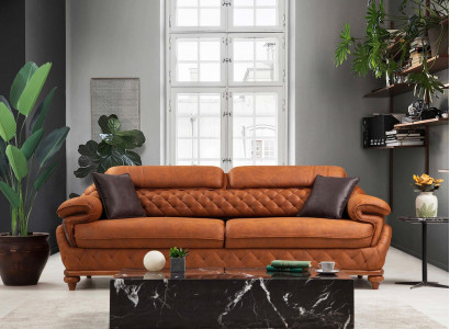 Three Seater Sofa Couch Living room Upholstered Sofas Modern Design Luxury Furniture